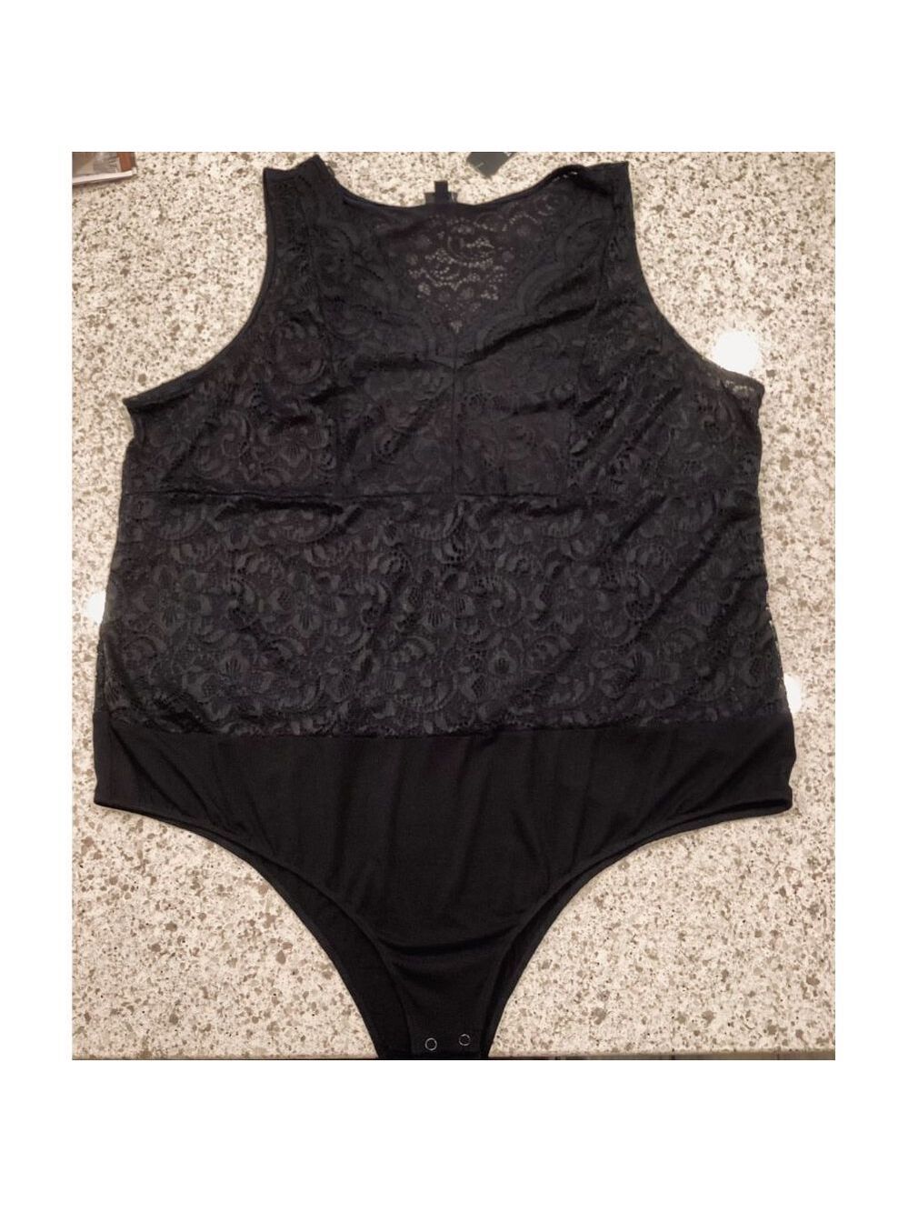 NWT Torrid Black Lace Bodysuit Size 5 - Picture 5 of 8
